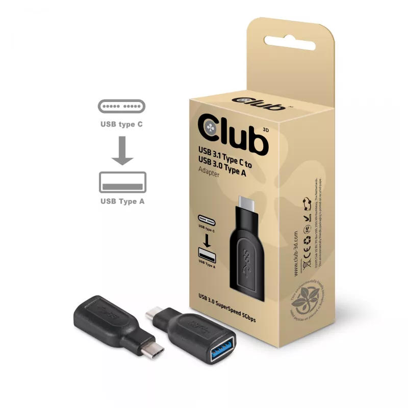 USB 3.1 Type C to USB 3.0 Adapter CLUB3D CAA-1521