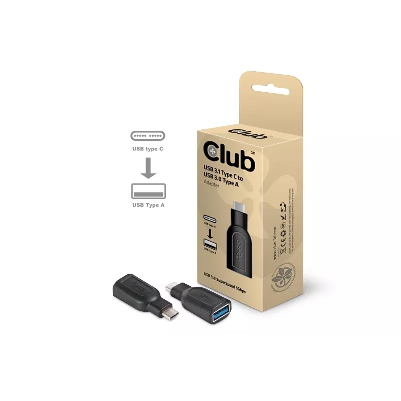 USB 3.1 Type C to USB 3.0 Adapter CLUB3D CAA-1521