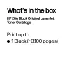 HP 26A Black Original LaserJet Toner Cartridge, 3100 pages, Black, 1 pc(s)
