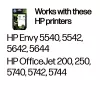 HP 62 2-pack Black/Tri-color Original Ink Cartridges, Black, Cyan, Magenta, Yellow, Pigment-based ink, 2 pc(s), 200 pages