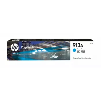 HP 913A Cyan Original PageWide Cartridge, Cyan, 1 pc(s), 3000 pages