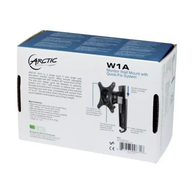 ARCTIC W1A - Monitor Wall Mount
