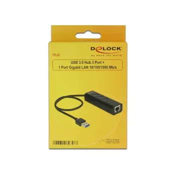 Docking Station DeLOCK 62653 Black