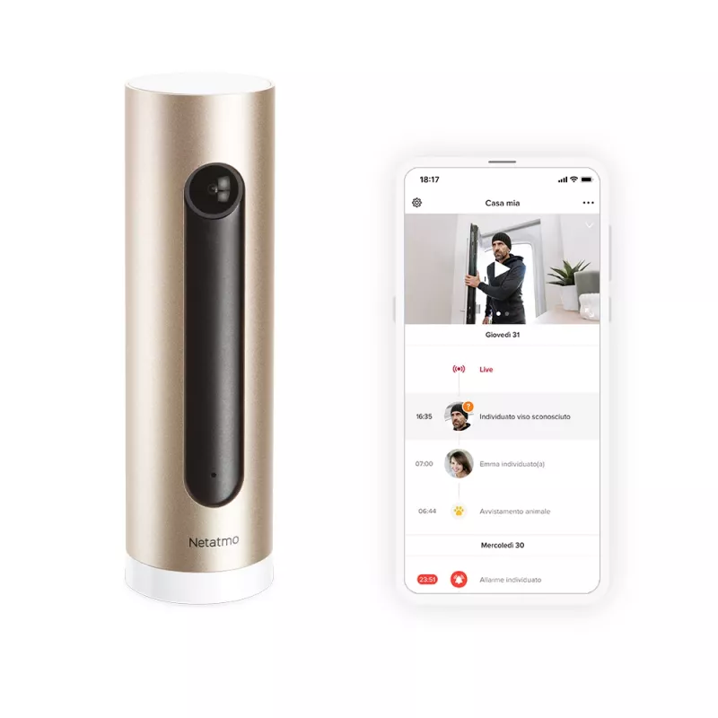 Netatmo Welcome IP security camera Indoor 1920 x 1080 pixels Desk