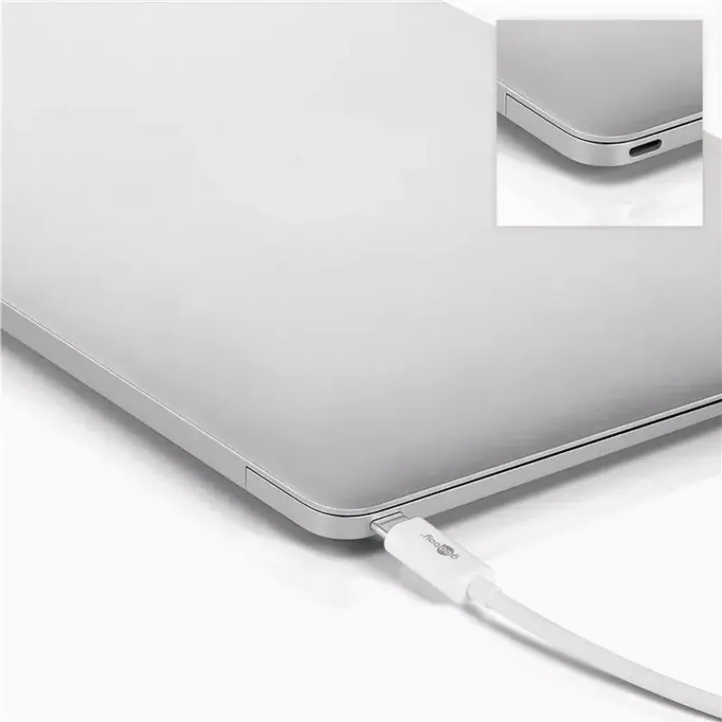 USB graphics adapter GOOBAY 66259 — USB 3.2 Gen 1 Type-C input, white, 0.2 m cable