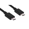CLUB3D USB Gen2 Type C Video 4K60Hz, Data 10Gbps and 100W Charging 1Meter M/F