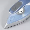 Dry & Steam iron SEVERIN BA 3234, 1000 W, stainless steel soleplate, 0.05 L water tank, dual voltage, vertical steam, blue/silver