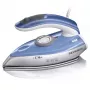 Dry & Steam iron SEVERIN BA 3234, 1000 W, stainless steel soleplate, 0.05 L water tank, dual voltage, vertical steam, blue/silver