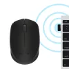Wireless Optical Mouse Logitech B170 RF, Ambidextrous, 3 Buttons, Black, 10 m Range, Up to 12 Months Battery