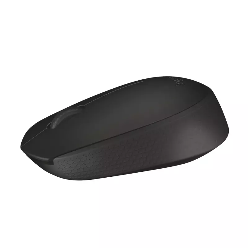 Wireless Optical Mouse Logitech B170 RF, Ambidextrous, 3 Buttons, Black, 10 m Range, Up to 12 Months Battery