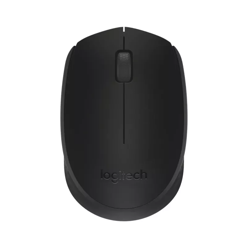 Wireless Optical Mouse Logitech B170 RF, Ambidextrous, 3 Buttons, Black, 10 m Range, Up to 12 Months Battery