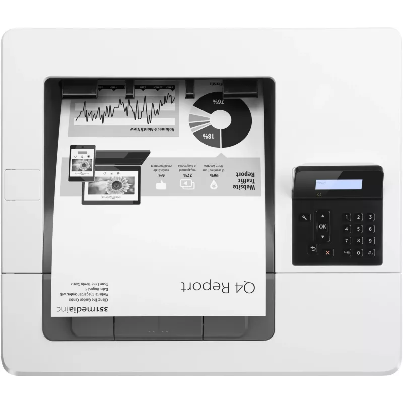 HP LaserJet Pro M501dn, Laser, 600 x 600 DPI, A4, 43 ppm, Duplex printing, Network ready