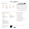 HP LaserJet Pro M501dn, Laser, 600 x 600 DPI, A4, 43 ppm, Duplex printing, Network ready