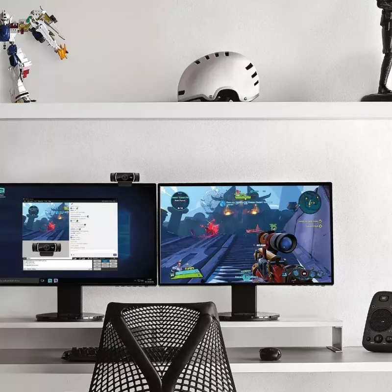 Logitech C922 1920 x 1080pixels USB Black webcam
