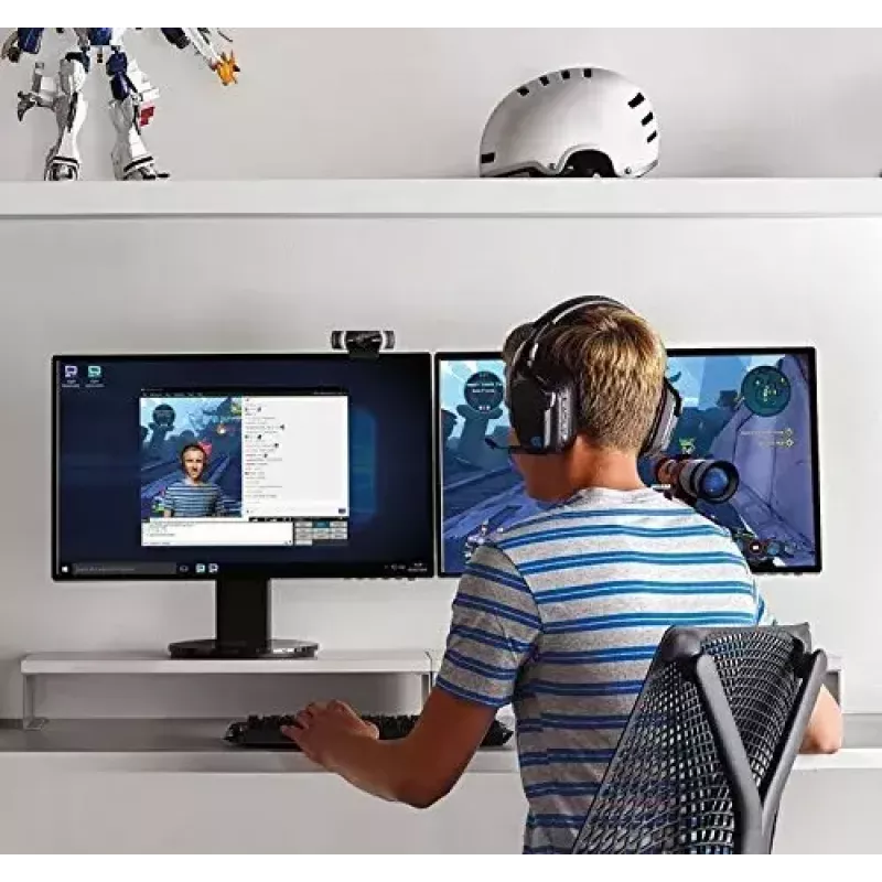 Logitech C922 1920 x 1080pixels USB Black webcam