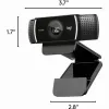 Logitech C922 1920 x 1080pixels USB Black webcam