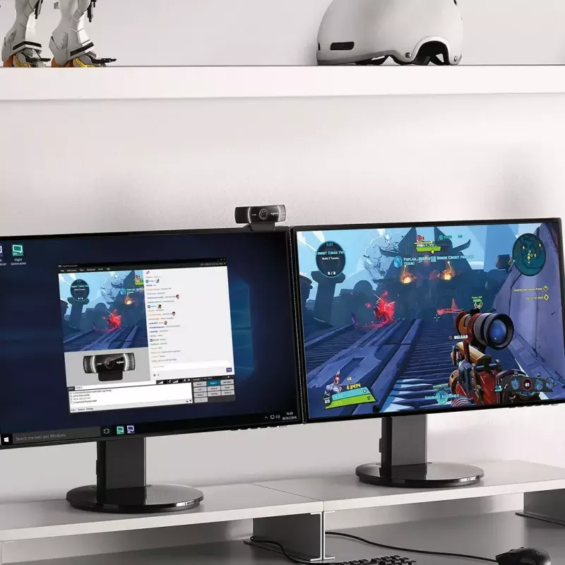 Logitech C922 1920 x 1080pixels USB Black webcam