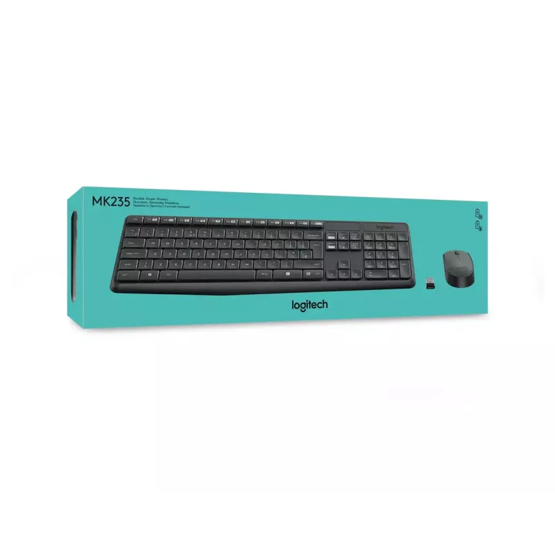 Wireless Keyboard and Mouse Combo Logitech MK235