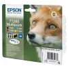 Epson Fox Multipack 4-colours T1285 DURABrite Ultra Ink, Black, Cyan, Magenta, Yellow, 5.9 ml, 3.5 ml, 1 pc(s), Multi pack