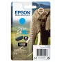 Epson Elephant Singlepack Cyan 24XL Claria Photo HD Ink
