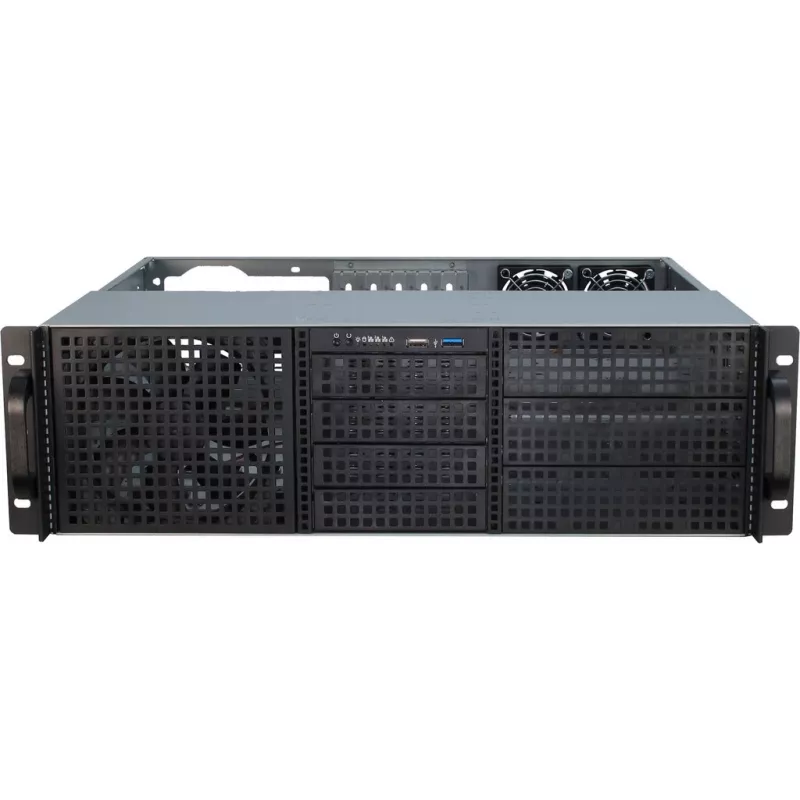 Server Case Inter-Tech 3U-30240 Rack Black