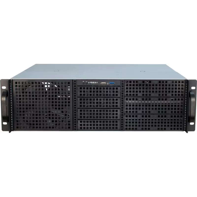 Server Case Inter-Tech 3U-30240 Rack Black