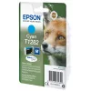 Epson Fox Singlepack Cyan T1282 DURABrite Ultra Ink, Cyan, 3.5 ml, 1 pc(s), 260 pages