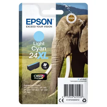 Cartridge Epson 24XL Cyan 740 pages C13T24354012