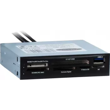 Card Reader Inter-Tech CI-01 USB 3.2 Gen 1 Internal Black