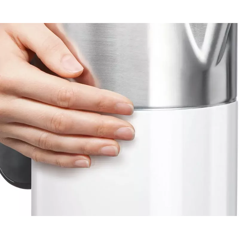Bosch TWK8611P electric kettle 1.5 L 2400 W Anthracite, Stainless steel, White