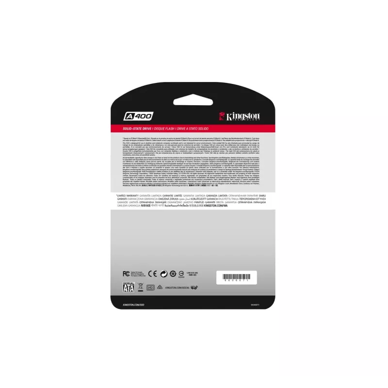 Kingston Technology A400 480 GB 2.5 inch Serial ATA III TLC