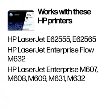 Toner Cartridge HP 37A Black Original LaserJet 3000 pages