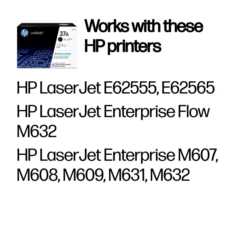 Toner Cartridge HP 37A Black Original LaserJet 3000 pages
