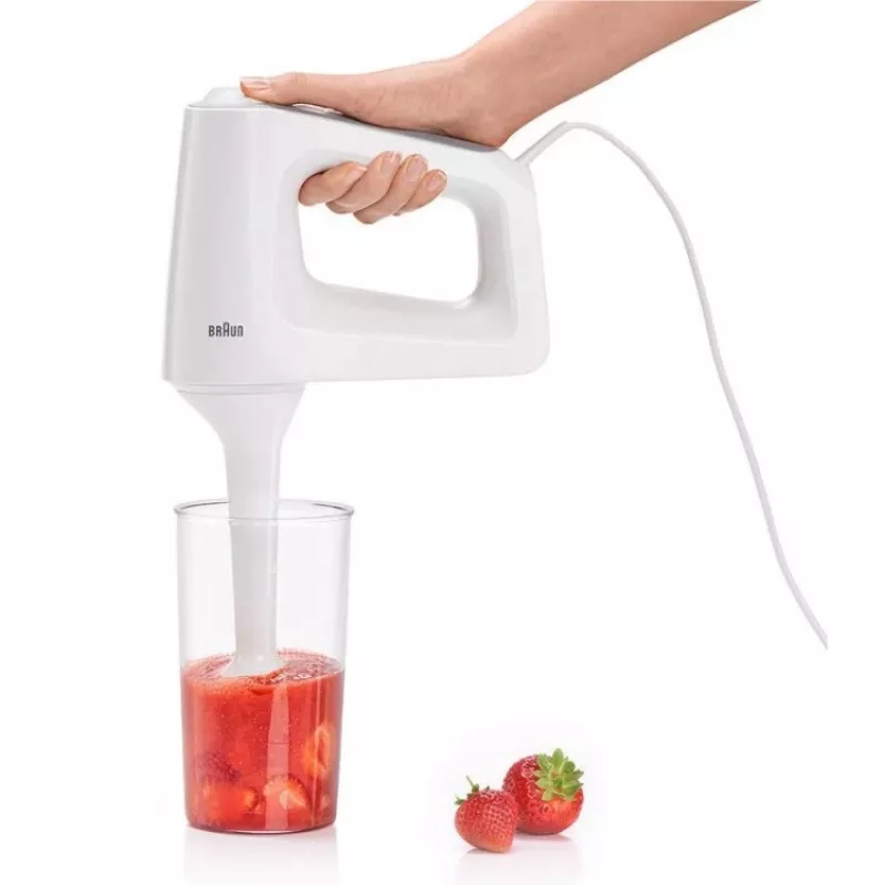 Braun HM 3135 WH Hand mixer 500 W Grey, White