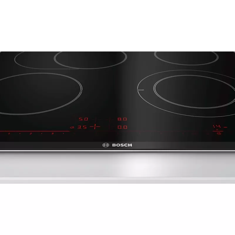 Bosch Serie 8 PKN675DP1D 60cm Ceramic Hob with PerfectFry Sensor, TouchSelect, PowerBoost, Black
