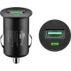 Vehicle charging adapter Goobay 18 W Quick Charge 3.0 black