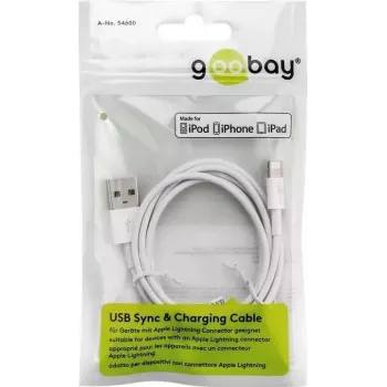 Lightning USB Charging and Sync Cable Goobay 72905