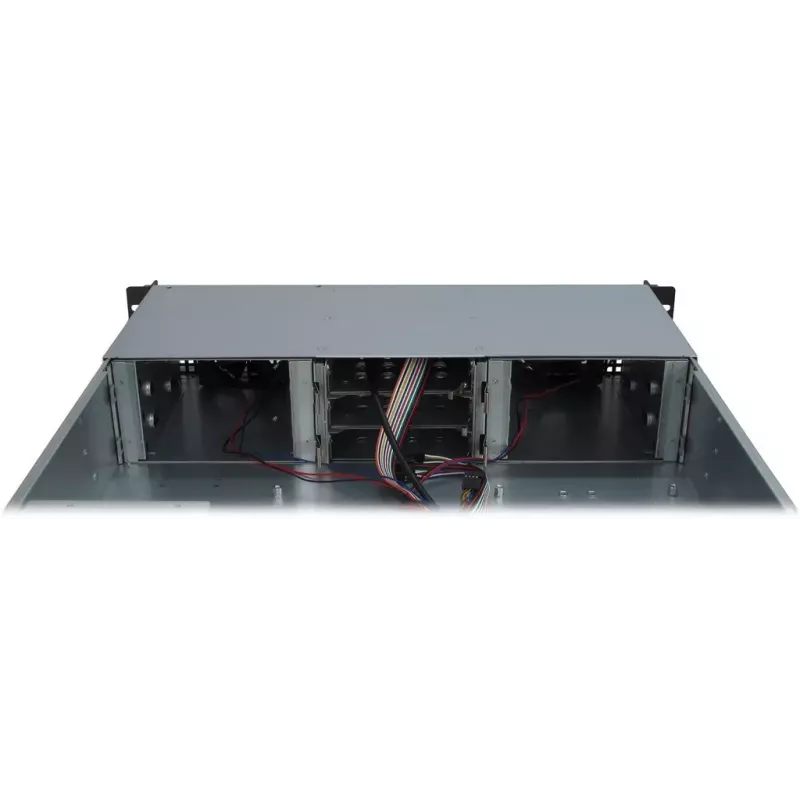 Server Case Inter-Tech 2U-20240 Rack Black