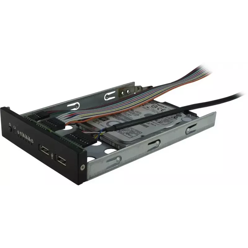 Server Case Inter-Tech 2U-20240 Rack Black