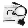 StarTech.com SATA to USB Cable with UASP, Black, 6 Gbit/s, CE, FCC, 0 - 60 °C, -10 - 70 °C, 49 mm