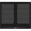 Siemens EX675LXC1E hob Black, Stainless steel Built-in Zone induction hob 4 zone(s)