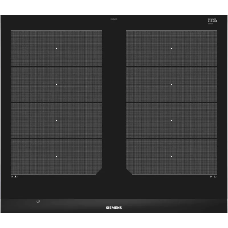 Siemens EX675LXC1E hob Black, Stainless steel Built-in Zone induction hob 4 zone(s)