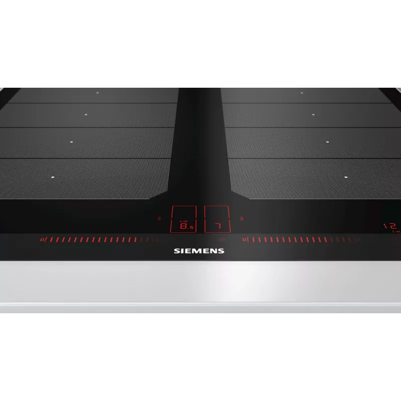 Siemens EX675LXC1E hob Black, Stainless steel Built-in Zone induction hob 4 zone(s)