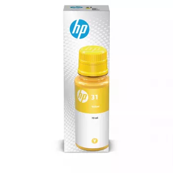 Ink Bottle HP 31 Yellow Original 1VU28AE
