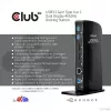 CLUB3D USB3.2 Gen1 Type A or C Dual Display 4K60Hz Docking Station DisplayLink® Certified