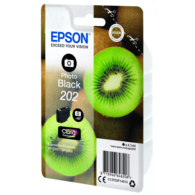 Cartridge Epson 202 4.1 ml photo black for Expression Premium XP-6000 XP-6005 XP-6100 XP-6105