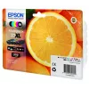 Epson Oranges Multipack 5-colours 33XL Claria Premium Ink, High (XL) Yield, Black, Photo black, Cyan, Magenta, Yellow, Pigment-based ink, Dye-based ink, 12.2 ml, 8.9 ml