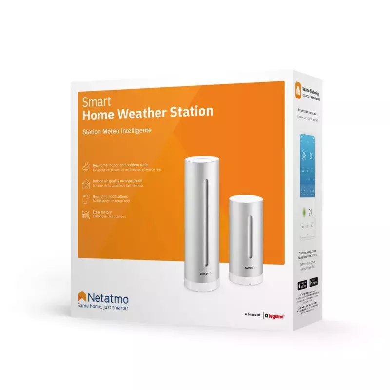 Netatmo NWS01-EC digital weather station Aluminium Battery/USB Wi-Fi