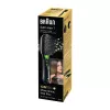 Paddle hairbrush BRAUN BR710 for adults, black and green, 175 g
