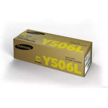 Samsung CLT-Y506L High Yield Yellow Original Toner Cartridge